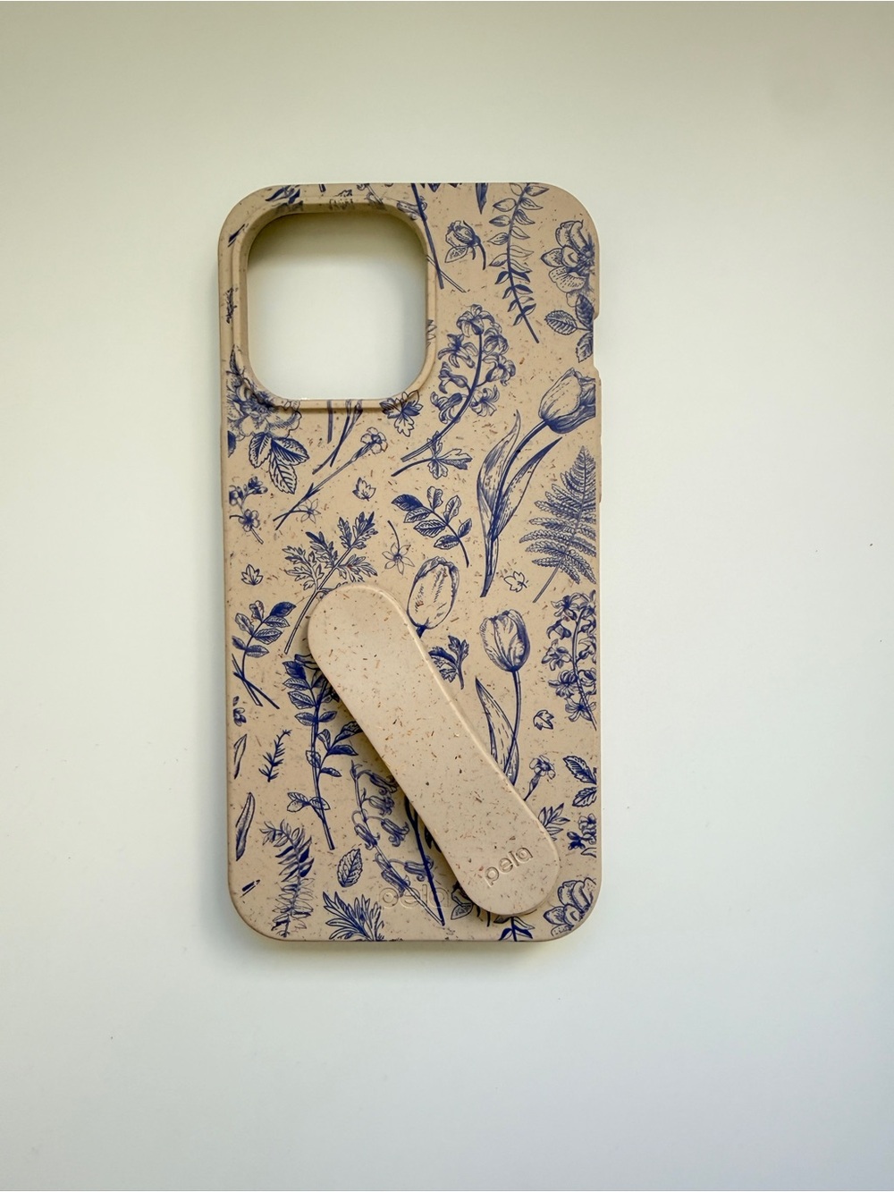 Pela IPhone 15 Pro Max case with Grip - London Fog Indigo